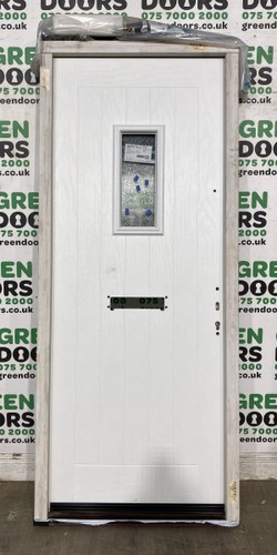 White composite front - white, door