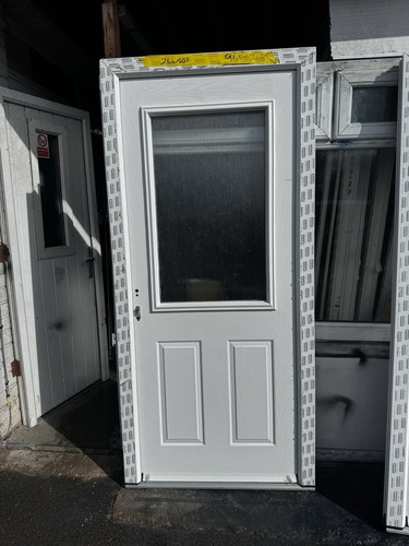 New composite door white front - door,