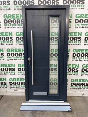 Composite grey front - grey, door