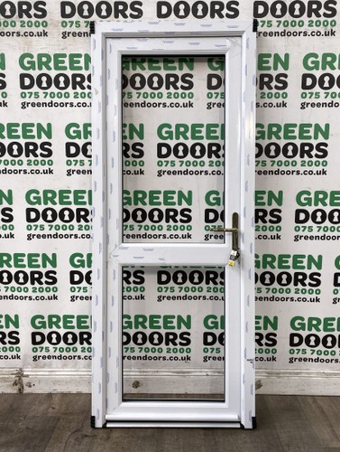 Upvc back door - back, external