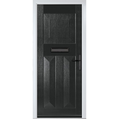 Composite door eaton black - composite,