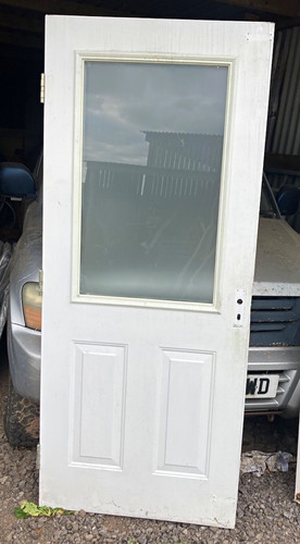 Half glass composite - composite, door