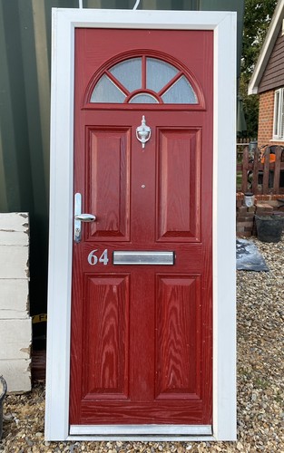 Used red composite upvc - used,