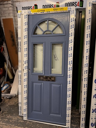 New composite front door - new,