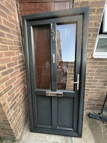 Pvc front door and - door,