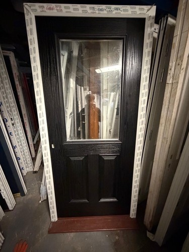 New composite door black front - composite,