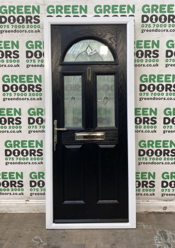 Arched triple glazed door - arched,