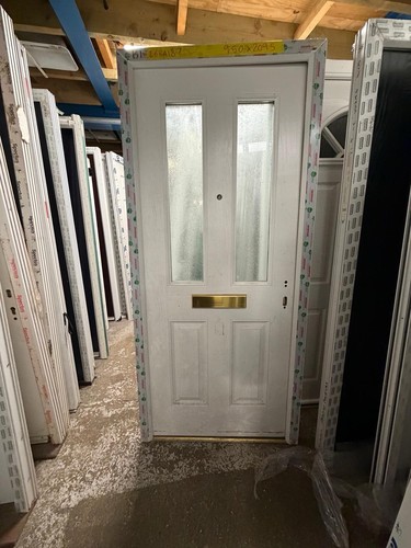 New composite door white front - composite,